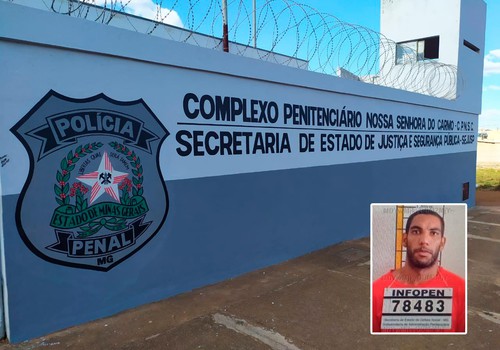 Detento é espancado e asfixiado até a morte em cela de Penitenciária em Carmo do Paranaíba