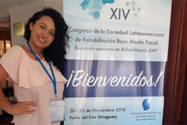 Aluna do curso de odontologia da FPM participa de congresso em Punta Del Este