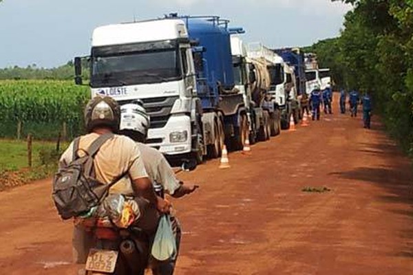 Em busca de gás, novas máquinas e caminhões chegam a Patos de Minas