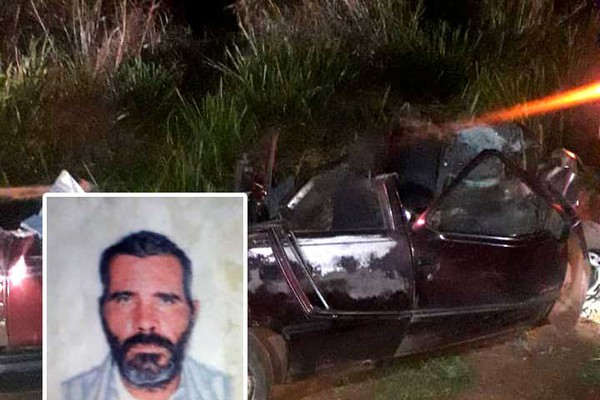 Motorista de veículo de passeio morre ao bater de frente com caminhão na BR 365