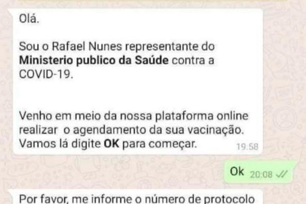 Golpistas continuam inventando formas de ludibriar as pessoas e o Whatsapp é o alvo da vez