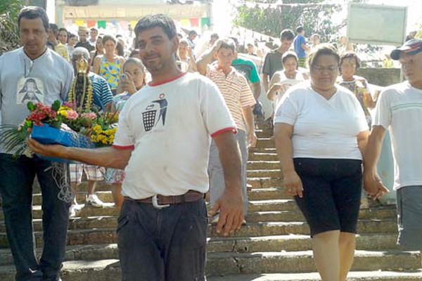 Comemoração de Nossa Senhora Aparecida fica sem Barqueata por falta de água no Rio