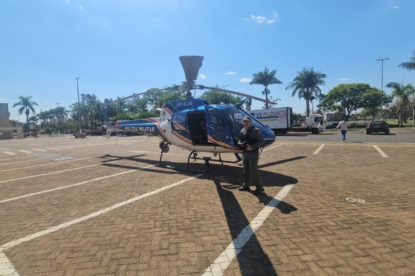 Com reforço até de helicóptero, Polícia Militar lança “Operação Blindagem” em Patos de Minas e região