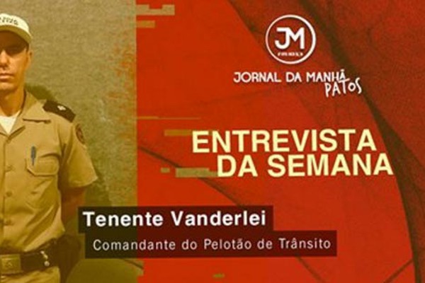 Oficial da PM fala sobre o trânsito de Patos de Minas em entrevista na Jovem Pan Patos 