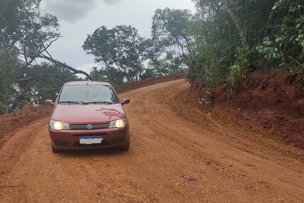 Desvio provisório já permite passagem pela MGC 354, entre Patos de Minas e Presidente Olegário