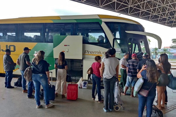 Movimentação cresce no terminal rodoviário e expectativa é de superar 6 mil passageiros por dia