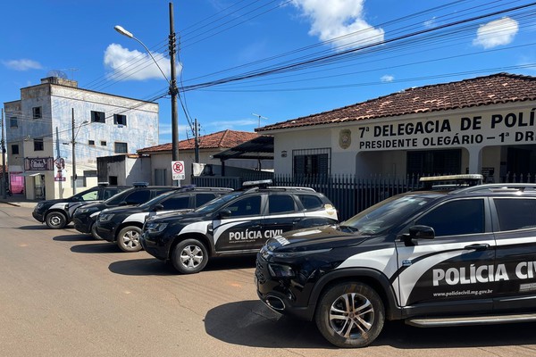 Investigados por roubos em fazendas da região são alvos de operação em Presidente Olegário