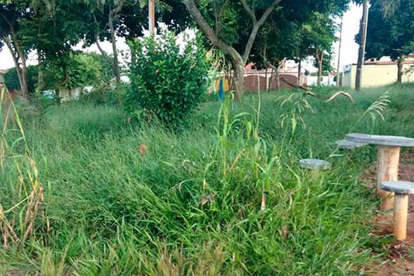 Moradores do Abner Afonso cobram providências para praça que foi abandonada