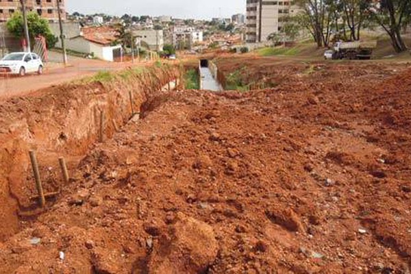 Ausência de funcionários nas obras da avenida Ivan Borges preocupa moradores