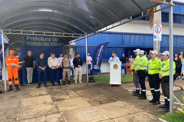 Com foco na redução da velocidade, Semana Nacional do Trânsito é lançada em Patos de Minas