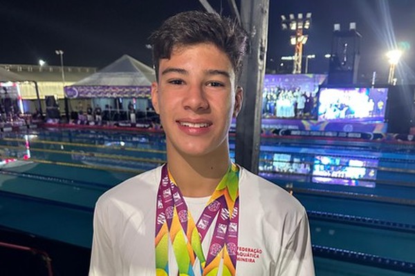 Patense Cauã Lagares brilha em Campeonato Internacional de Natação em São Paulo