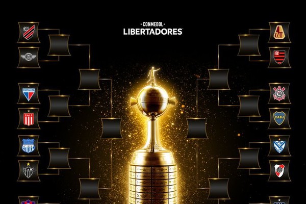 Conmebol faz sorteio dos jogos das oitavas de final da Libertadores