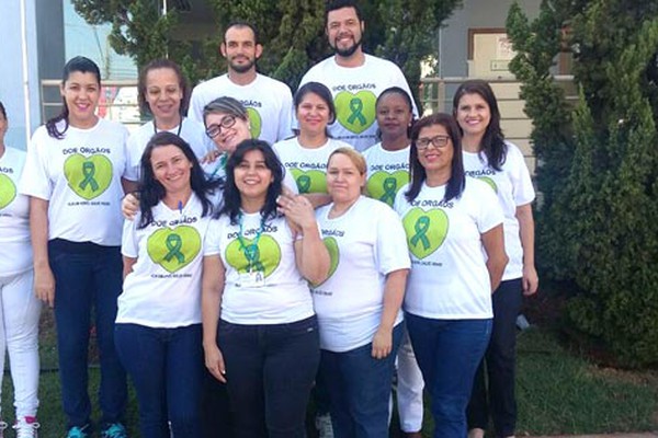 Equipe do Regional faz campanha para conscientizar pessoas para a doação dos órgãos