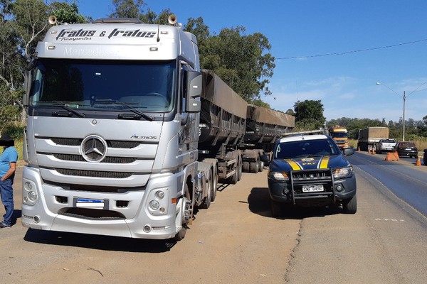 Motorista é flagrado com grande quantidade de rebite após viajar 2.500 km sem descanso