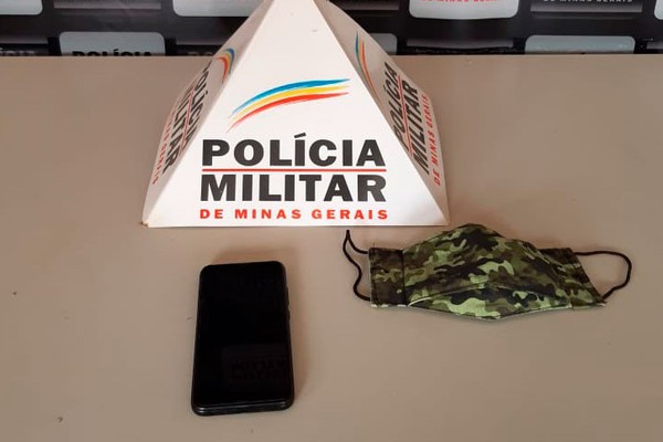 PM age rápido, prende acusado de assaltar garota e recupera celular em Patrocínio