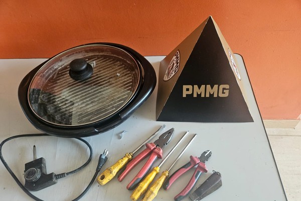 Polícia Militar prende homem de 40 anos após furto no Parque de Exposições de Coromandel