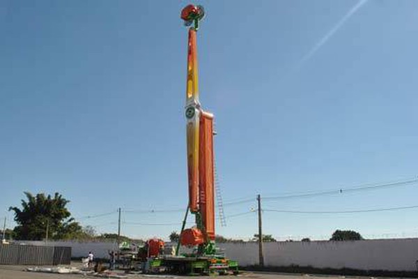 Parque de Exposições recebe os últimos preparativos para a abertura da Fenamilho