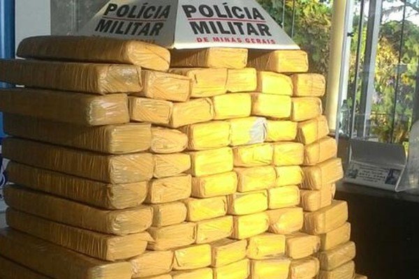 Polícia Militar apreende cerca de 150 quilos de maconha que estavam escondidos em cafezal