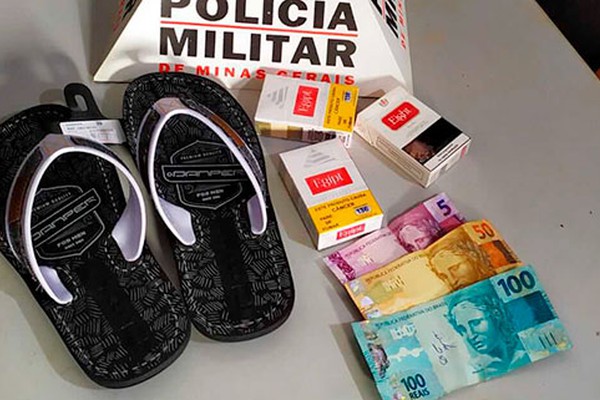 Adolescente furta em padaria, compra cigarros e chinelo com o dinheiro e acaba apreendido