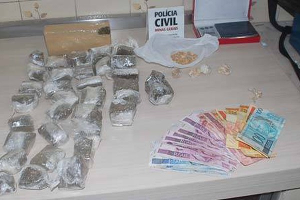 Casal é preso com mais de 1,5Kg de maconha e crack em operação da Polícia Civil