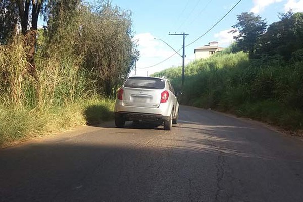 Mato alto na avenida Fátima Porto tira a visibilidade e aumenta o risco de acidentes