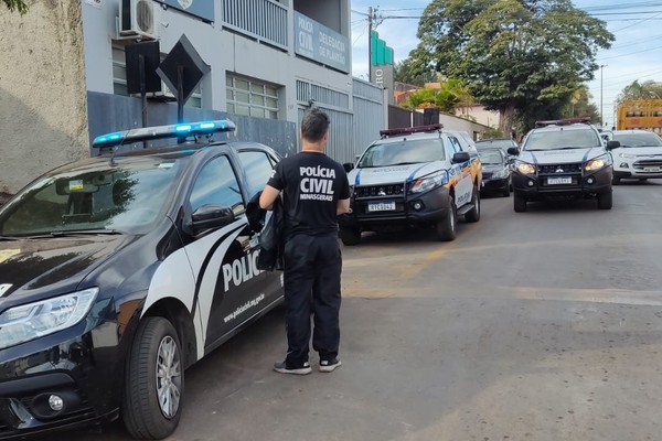 Com uso de helicóptero e diversas viaturas, Operação Covardes ll é desencadeada pela Polícia Civil