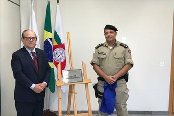 Polícia Militar inaugura sala da Justiça Militar no Fórum de Patos de Minas