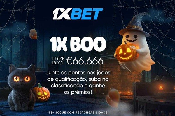 A 1xBet vai fazer chover dinheiro neste Halloween: jogue nas máquinas e ganhe até €16.666!