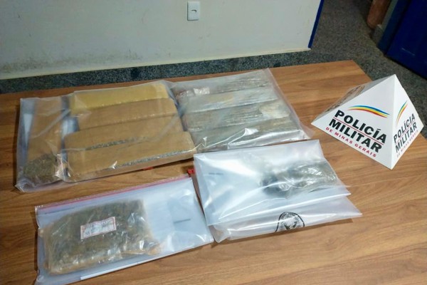 Polícia Militar intercepta veículo e prende dois homens por tráfico de drogas em São Gotardo