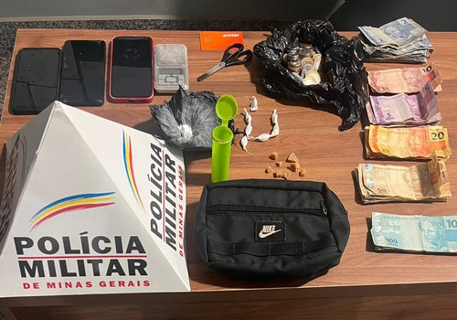 Homem é preso por tráfico de drogas após denúncia de disparo de arma de fogo em São Gotardo