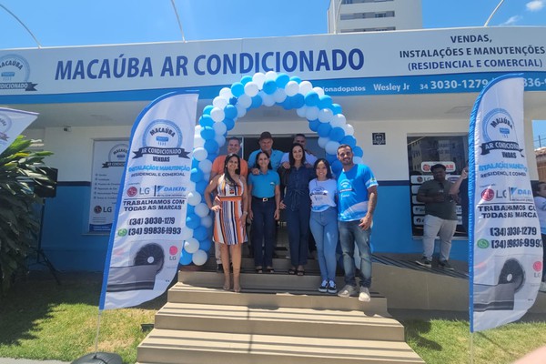 Macaúba Ar Condicionado celebra o sucesso do 1⁰ aniversário em Patos de Minas com mega promoção