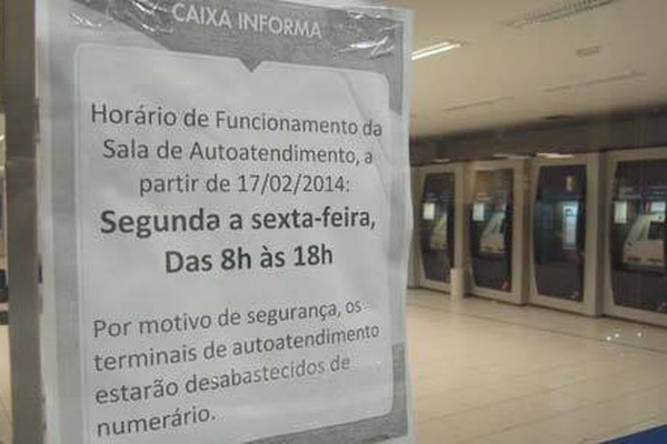 Caixa reduz horário nos caixas eletrônicos para evitar ataques a bomba