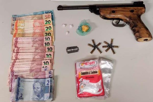 PM aborda residência, apreende drogas, armas, veículos e três acabam presos em Patrocínio