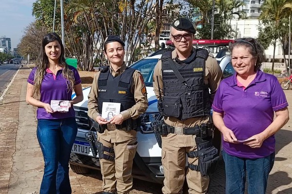 Campanha Agosto Lilás busca conscientizar e prevenir a violência contra a mulher em Patos de Minas