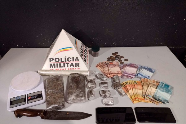 Trio tenta fugir após monitoramento, mas acaba preso com barras de maconha e dinheiro