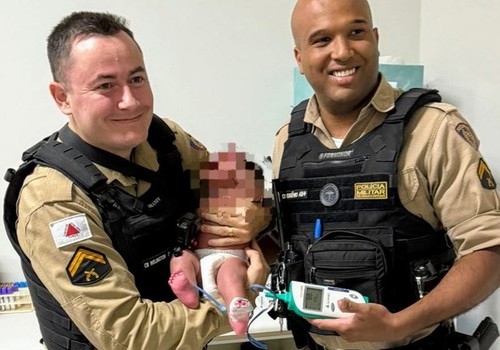 Bebezinha é salva por policiais militares em Guarda dos Ferreiros após se engasgar