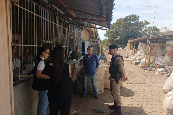 Operação Circuito Fechado fiscaliza comércio de fiação de cobre em Carmo do Paranaíba