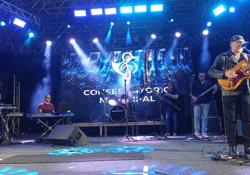 Fenapraça recebe Tio Bruno Tubarão e os músicos do Conservatório nesta quarta; veja como foi