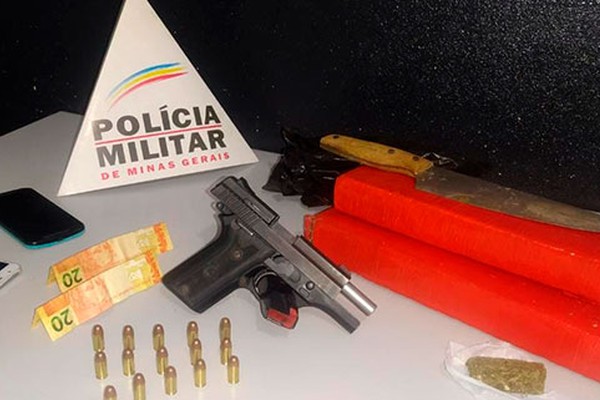 Serviço de inteligência da PM monitora tráfico e prende vários com droga e arma de fogo