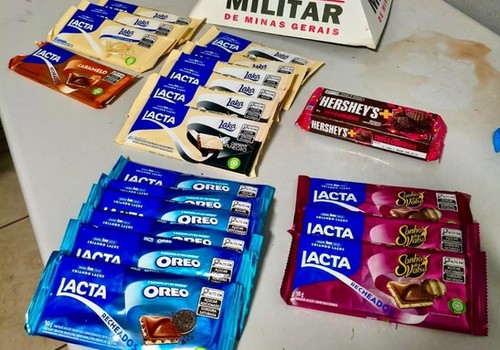 Polícia Militar prende grupo de jovens que furtou mais de R$270,00 em barras de chocolate
