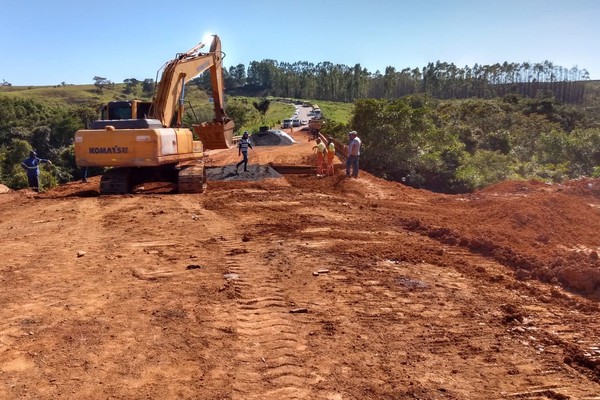 Obra de recuperação da BR-365 na Ponte dos Vieiras tem previsão de término nesta sexta-feira