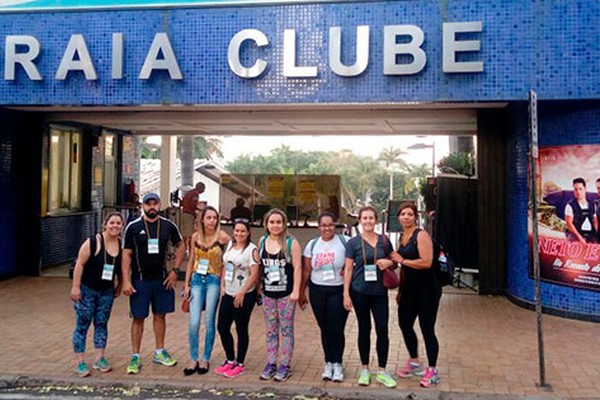 Alunos de Educação Física da FPM fazem visita ao Praia Clube de Uberlândia