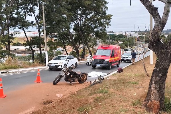 Motociclista morre em mais um grave acidente na avenida JK, em Patos de Minas