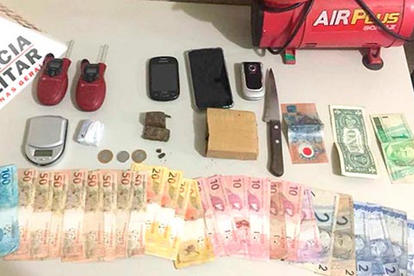 Polícia Militar apreende grande quantidade de droga em São Gotardo e Carmo do Paranaíba