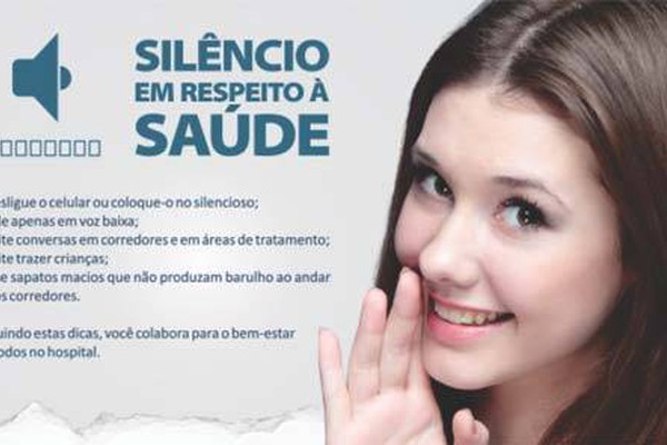 HNSF faz campanha e alerta população sobre os malefícios do barulho no ambiente hospitalar