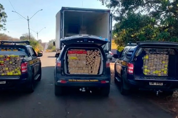 Polícia Rodoviária Federal já apreendeu 4,1 toneladas de drogas só este ano em Patos de Minas