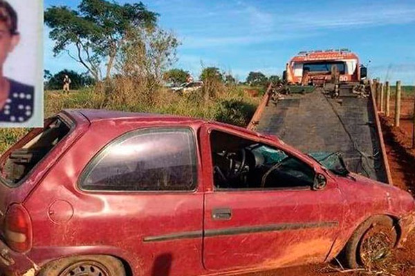 Após capotamento, jovem é encontrado debaixo de carro na BR146 perto de Santana de Patos