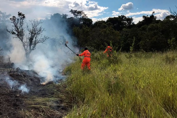 Incêndio em setor de chácaras causa prejuízos e Corpo de Bombeiros alerta para prevenção