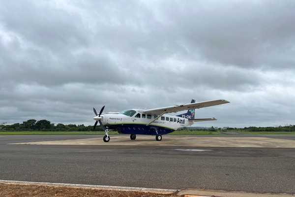 Linha aérea entre Patos de Minas e Belo Horizonte já transportou mais de 400 passageiros