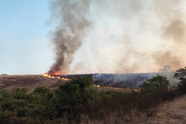 Incêndios florestais se multiplicam em Patos de Minas e deixam o Corpo de Bombeiros em alerta